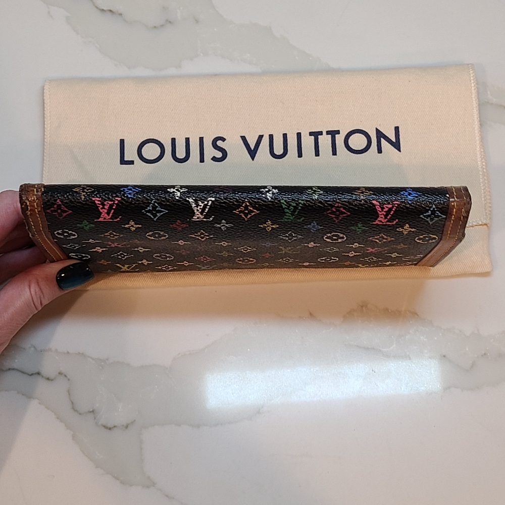 Louis Vuitton Takashi Murakami Vintage Porte Trésor International wallet GUC - Picture 13 of 14